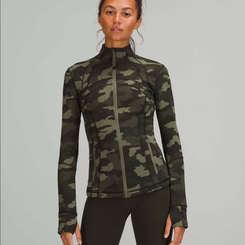 Lululemon Green Camo Define Jacket** Luon